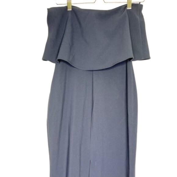 NWT Likely Driggs Strapless Gown Navy Blue Maxi Dress Women Size 4‎ - Picture 5 of 9
